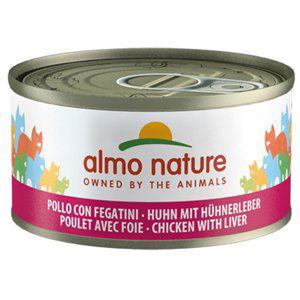 Almo Nature konzervy 24 x 70 g - Kuře a játra