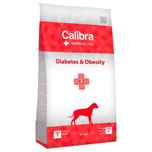 Calibra Veterinary Diet Dog Diabetes & Obesity s drůbežím - 12 kg