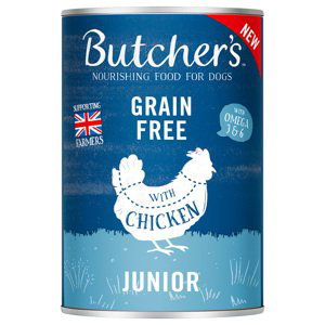 Butcher's Original Grainfree Junior 48 × 400 g - výhodné balení - s kuřecím