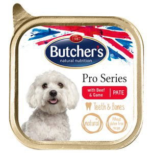 Butcher's ProSeries zuby a kosti 12 × 150 g - s hovězím masem a zvěřinou