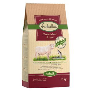 Lukullus granule, 10 / 15 kg - 15 % sleva - charolaiské hovězí & pstruh (10 kg)