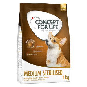 Concept for Life granule, 4 x 1 / 1,5 kg - 20 % sleva - Medium Sterilised  4 x 1 kg