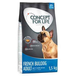 Concept for Life granule, 4 x 1 / 1,5 kg - 20 % sleva - Francouzský buldoček Adult  4 x 1,5 kg