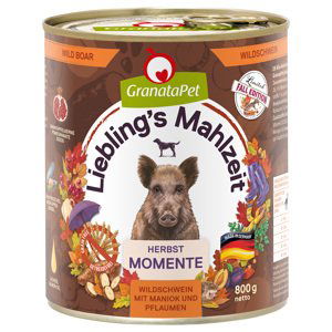 GranataPet Liebling´s Mahlzeit podzimní edice - divočák (6 x 800 g)