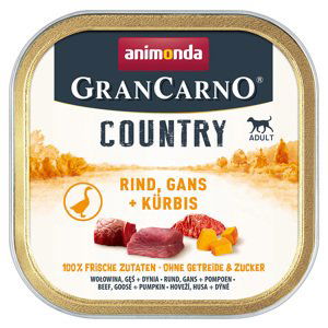 Animonda GranCarno Adult Country 22 x 150 g - Hovězí, husí a dýně