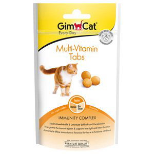 GimCat Multi-Vitamin Tabs - výhodné balení: 3 x 40 g