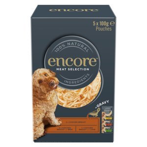 Encore Dog Gravy Pouch Mix 20 x 100 g – výhodné balení - Meat Selection (3 druhy)