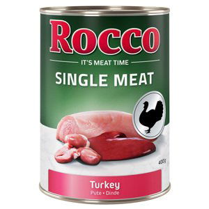 Rocco Single Meat konzervy, 6 x 400 g - 5 + 1 zdarma - krůtí