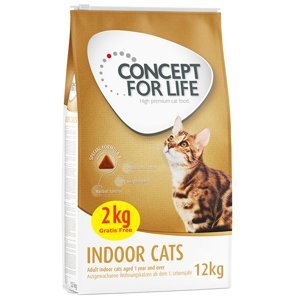 Concept for Life v bonusovém balení - 10 + 2 kg zdarma - Indoor Cats (10 + 2 kg)