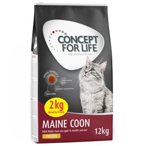 Concept for Life v bonusovém balení - 10 + 2 kg zdarma - Maine Coon (10 + 2 kg)