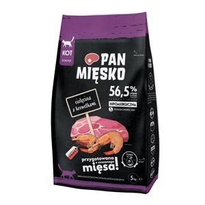 Pan Mięsko Cat telecí s krevetami Small - Výhodné balení: 2 x 5 kg