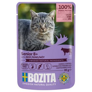 Bozita Morsels in Sauce Senior 12 x 85 g - Hovězí maso