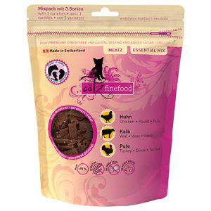 catz finefood Meatz Mixpack - Ekonomické balení: 3 x Essential Mix (3 x 45 g)