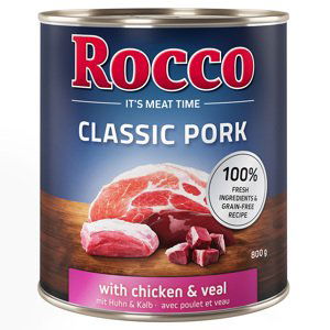 Rocco Classic Pork 12 x 800 g - výhodné balení - kuřecí a telecí