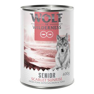 Wolf of Wilderness Senior "Red Meat" 6 x 400 g - Scarlet Sunrise