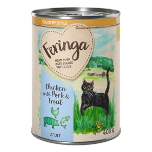 Feringa Country Style Menü 6 x 400 g - kuřecí, vepřové, pstruh