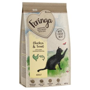 Feringa granule, 3 x 400g - 2 + 1 zdarma - Adult Duo kuřecí a pstruh