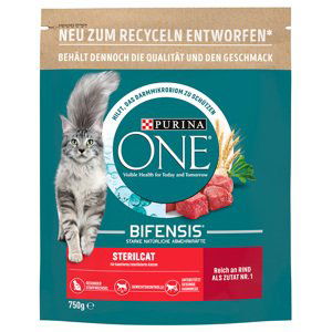 PURINA ONE Adult Sterilcat s hovězím - 750 g