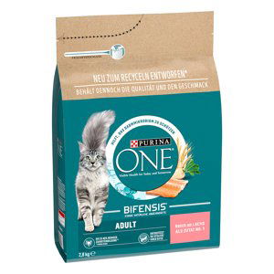 PURINA ONE Adult losos & celozrnné obiloviny - 2,8 kg