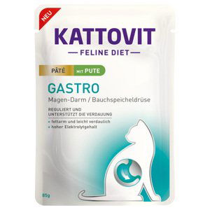 Kattovit Gastro Paté 10 × 85 g - s krůtou