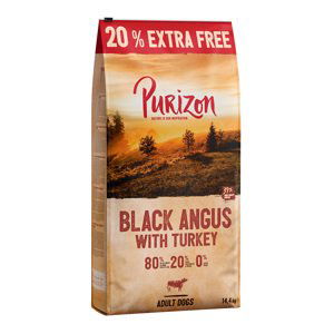 Purizon granule, 12 kg + 2,4 kg zdarma - Adult Black-Angus hovězí s krocanem - bez obilovin