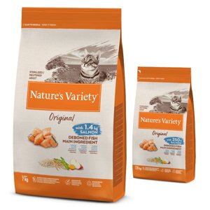 Nature's Variety granule 7 kg + 1,25 kg zdarma! -  Sterilised kuřecí z volného chovu 7 kg + Sterilised kuřecí z volného chovu 1,25 kg