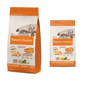 Nature's Variety granule 7 kg + 1,25 kg zdarma! - Kitten kuřecí z volného chovu 7 kg + Kitten kuřecí z volného chovu 1,25 kg