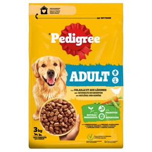 Pedigree Adult drůbeží se zeleninou - 3 kg