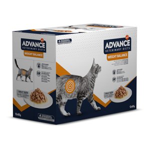 Advance Veterinary Diets kapsičky, 12 x 85 g - 9 + 3 zdarma - Weight Balance