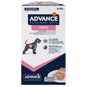 Advance Veterinary Diets, 8 x 150 g / 11 x 100 g  - 6 + 2 / 9 + 2 zdarma - Dog Atopic 8 x 150g