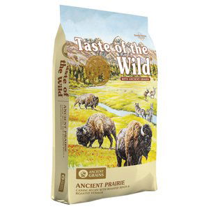 Taste of the Wild granule, 3 x 2,27 kg - 2 + 1 zdarma - Ancient Prairie  3 x 2,27kg