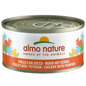 Almo Nature HFC Natural konzevy, 24 x 70 g - 20 + 4 zdarma - Kuře s dýní (24 x 70 g)