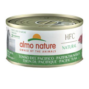 Almo Nature HFC Natural konzevy, 24 x 70 g - 20 + 4 zdarma - tichomořský tuňák (24 x 70 g)