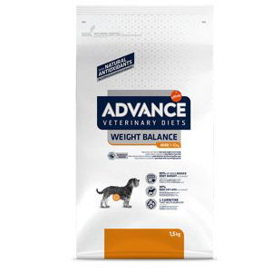 Advance Veterinary Diets granule, 2  balení - 10 % sleva -  Diets Weight Balance Mini (2 x 1,5 kg)