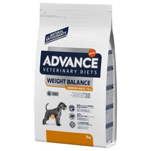 Advance Veterinary Diets granule, 2  balení - 10 % sleva - Diets Weight Balance Medium/Maxi (2 x 3 kg)