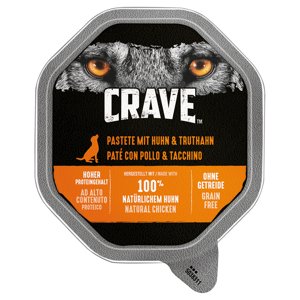 Crave Adult Dog paštika 150 g - 20 % sleva - kuřecí & krocaní (150 g)