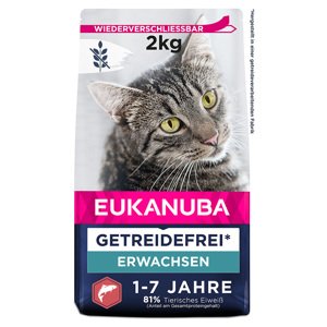 Eukanuba granule, 2 kg - 15 % sleva - Adult Grain Free bohaté na lososa