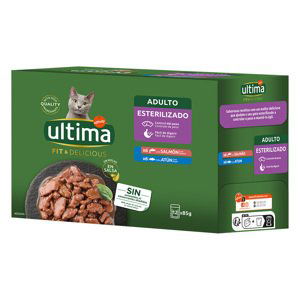 Ultima Cat kapsičky, 96 x 85 g - 20 % sleva -  Fit & Delicious  losos & tuňák