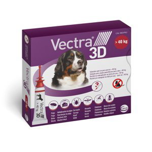 Vectra 3D spot-on pro psy > 40 kg - 3 pipety x 8 ml