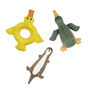 Výhodná sada: Rukka® plovoucí hračky - 3 kusy (1 x kachní, 1 x vydra, 1 x pták)