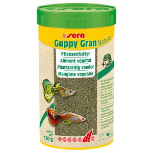 sera Guppy Gran Nature rostlinné krmivo - 120 g