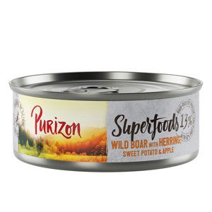 Purizon Superfoods 6 x 70 g - divočák se sleděm, batáty a jablkem