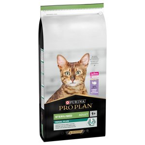 PURINA PRO PLAN granule, 12 + 2 kg zdarma -  Sterilised Adult Renal Plus Turkey 14 kg