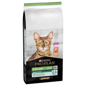 PURINA PRO PLAN granule, 12 + 2 kg zdarma - Sterilised Adult Renal Plus Salmon 14 kg