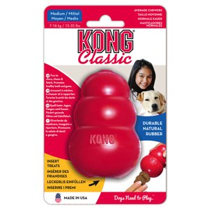 KONG hračka  pro psy - 20 % sleva -  Classic guma červená M (8,5 cm)