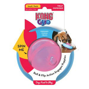 KONG hračka  pro psy - 20 % sleva - Gyro pro štěňata  velikost S