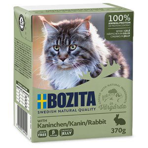 Bozita Tetra kousky v želé 6 x 370 g - 5 + 1 zdarma - s králičím masem