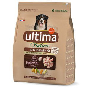 Ultima Nature, 2 balení - 20 % sleva - Medium/Maxi s krocanem  5,4 kg (2 x 2,7 kg)