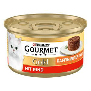 Gourmet Gold  24 x 85 g - 20 % sleva - Raffiniertes Ragout Hovězí