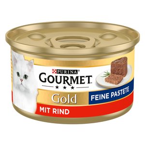 Gourmet Gold  24 x 85 g - 20 % sleva - jemná paštika hovězí